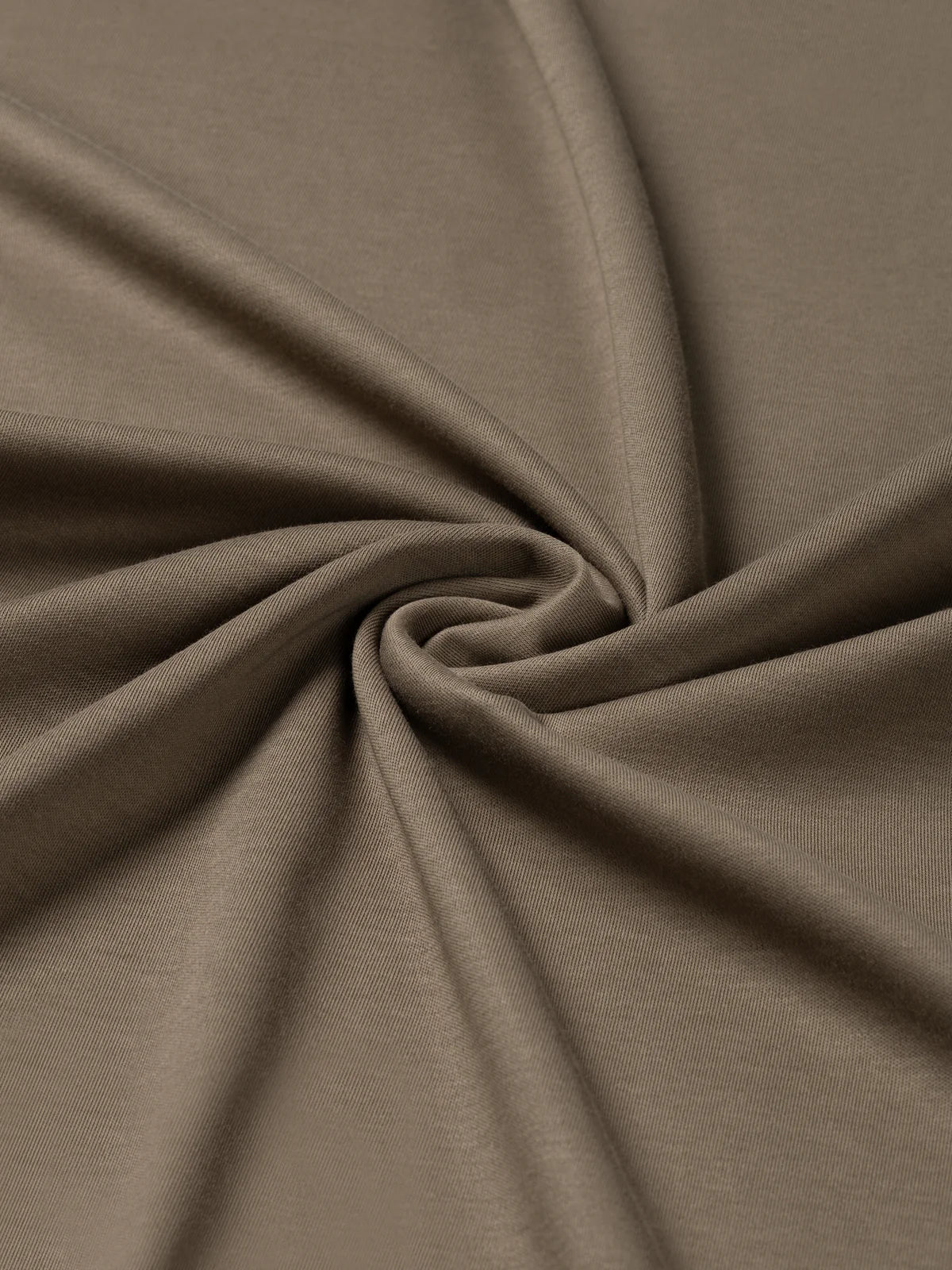 Elastisch T-Shirt - Mocca